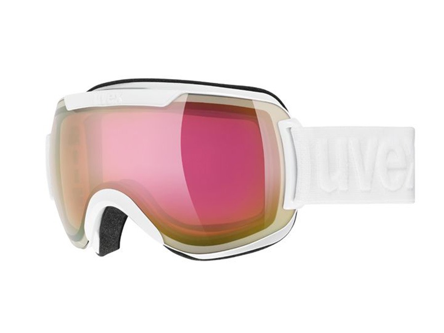 2000-pink SKI NAOČARE UVEX DH 2000 FM white/mirror pink rose S2 - Slika 1