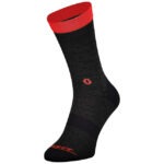 ČARAPE SCOTT TRAIL Dark Grey - Fiery Red
