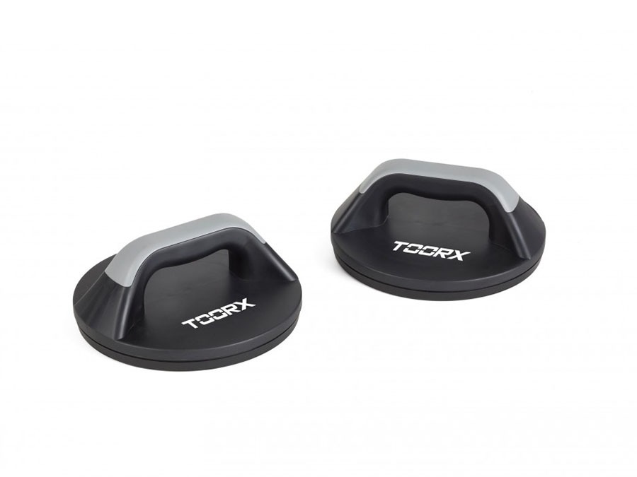toorx-ahf-074 RUČKE ZA SKLEKOVE ROTIRAJUĆE TOORX black-dark grey - Slika 1