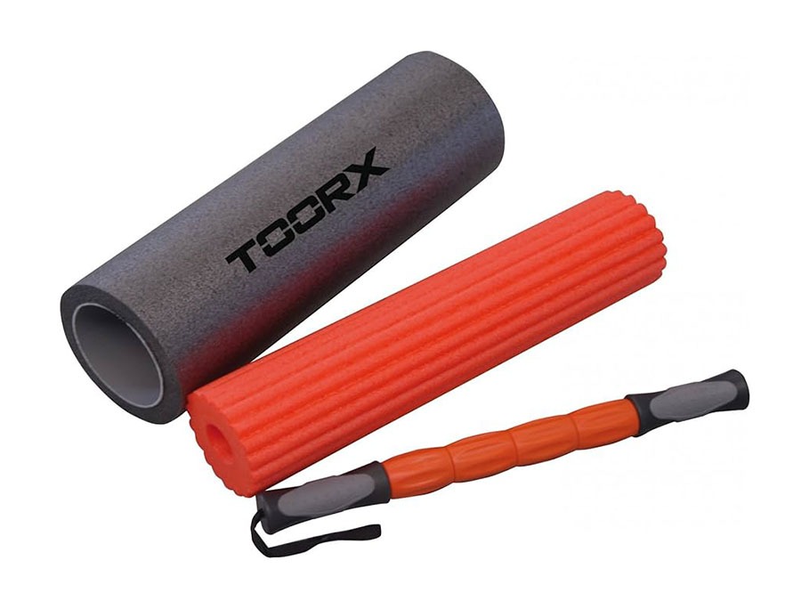 toorx-ahf-091 PJENASTI VALJAK TOORX 3 in 1 black-orange-grey - Slika 1