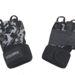 RUKAVICE FITNESS TOORX SA BANRAŽEROM arctic camouflage-black