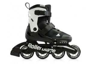 ROLERI PODESIVI ROLLERBLADE MICROBLADE Black/White - Slika 2