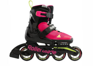 ROLERI PODESIVI ROLLERBLADE MICROBLADE Pink/Light Green - Slika 2