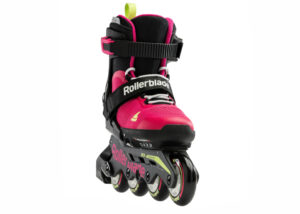 ROLERI PODESIVI ROLLERBLADE MICROBLADE Pink/Light Green - Slika 3