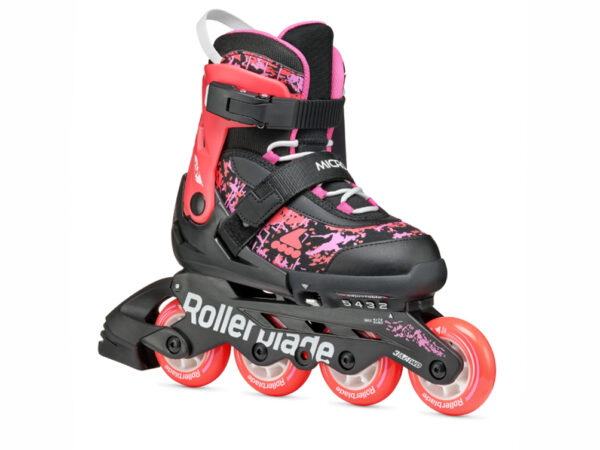 ROLERI PODESIVI ROLLERBLADE MICROBLADE SL Black/Coral