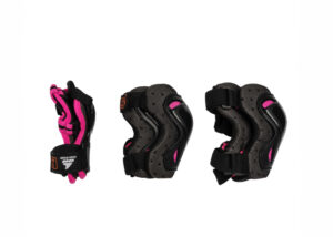 SET ŠTITNIKA ROLLERBLADE SKATE GEAR JR 3/1 Black/Pink - Slika 4