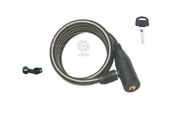 BRAVA ZA ZAKLJUČAVANJE NA KLJUČ TY513 6x1000mm SPIRALNA