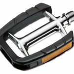 PEDALE ALU URBAN/TREKKING VP-615 Black-Silver