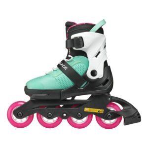 ROLERI PODESIVI ROLLERBLADE MICROBLADE XT Black/Sea Green - Slika 2
