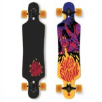 LONGBOARD STREET SURFING CURVE DROP THROUGH FREERIDE 39" Bahamut