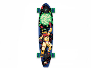 LONGBOARD STREET SURFING CUT KICKTAIL 36" Astronaut