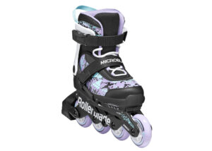 ROLERI PODESIVI ROLLERBLADE MICROBLADE SL Black/Lavander/Light blue - Slika 2